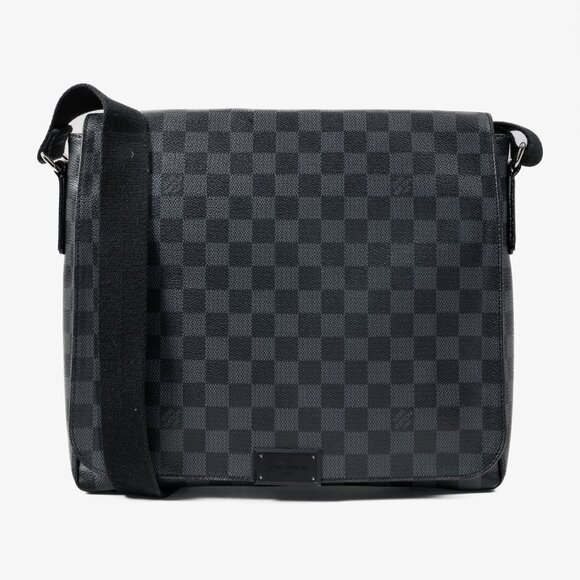 Louis Vuitton Graphite Damier District MM Cross Body Bag - Picture 1 of 13